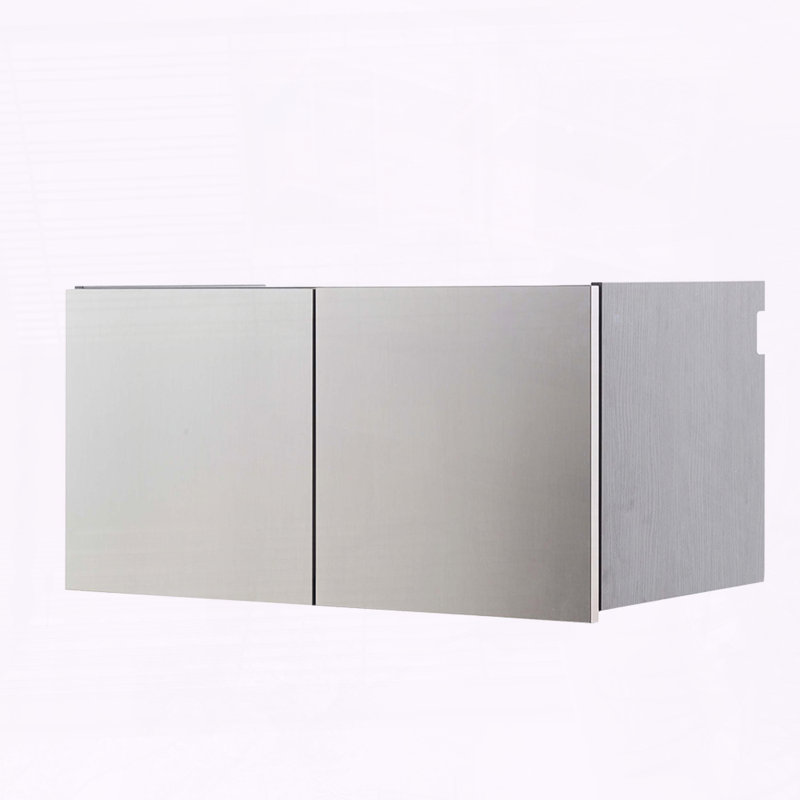 Armoire de garage murale en bois gris Nova