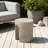 Round with U-Shape Side Table