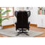 Fauteuil inclinable ergonomique manuel en similicuir avec repose-pieds de 28,7 po de largeur Bourkelands-2138780333