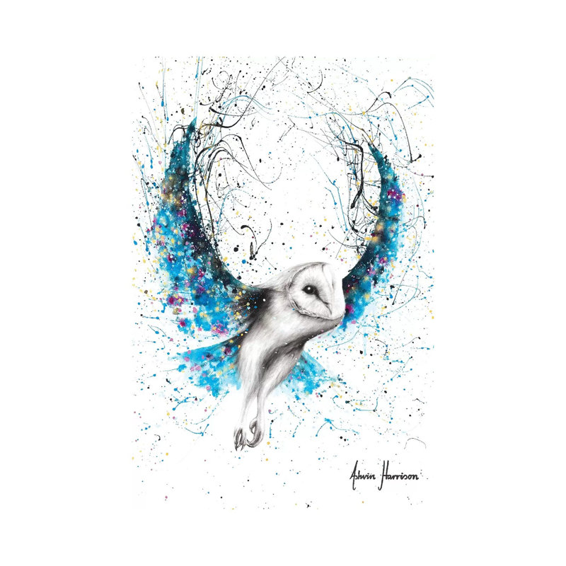 Mystical Owl by Ashvin Harrison - Wrapped Canvas Print, 66.04 cm H x 45.72 cm W x 3.175 cm D
