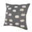 Rowan Gray/White Geometric Cotton Throw Pillow Cover