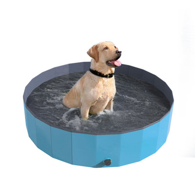 Piscine pliante portable pour chien avec sac de transport Petmaker
