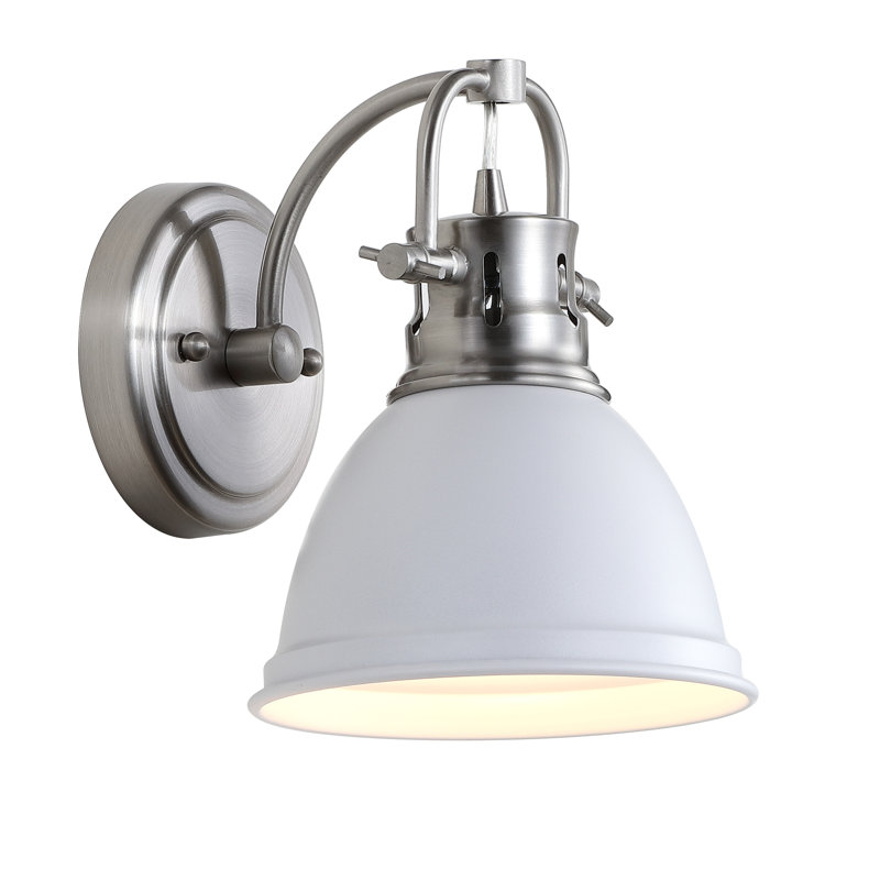 Lehman Iron Armed Sconce, White