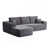 Gray Plush Fabric