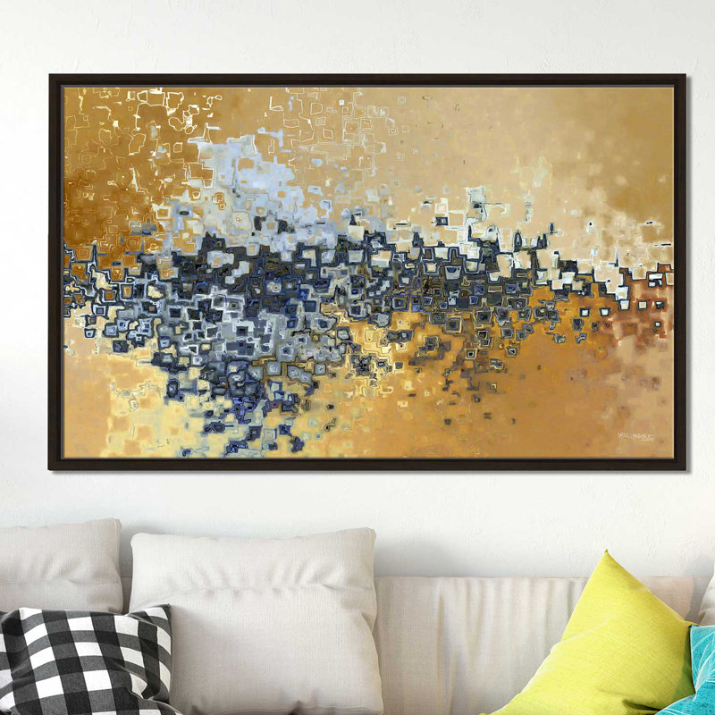«God Complêtes What He Starts», reproduction d'impression sur toile encadrée, H 27,5 po x l 43,5 po x P 2 po