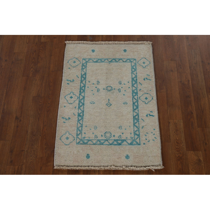Tapis décoratif teint à la main Oushak 2x3