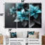 Gassett - Ensemble d'art mural poinsettias-107196230-107196232