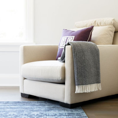 Herringbone Plush Throw