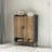 Shoe Cabinet with Adjustable Shelves and Doors-747452034