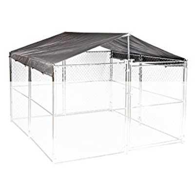 Weatherguard Pet Universal Kennel Cover and Roof Frame (Kennel Not Included)