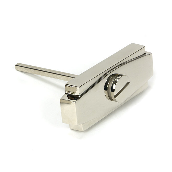 Art Deco Thumbturn, Polished Nickel