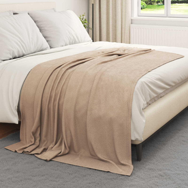 5.5-51 Throw Blanket, Camel, 200cm x 150cm