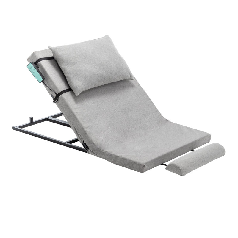 Electric Adjustable Bed Backrest, 4-68° Upgraded Foldable Safety Guardrail