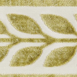 Tissu en velours Oriana, Vert