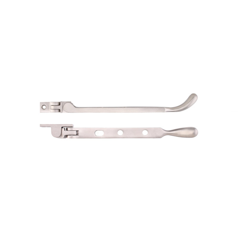 Bulb End Casement Stay, Brass Chrome