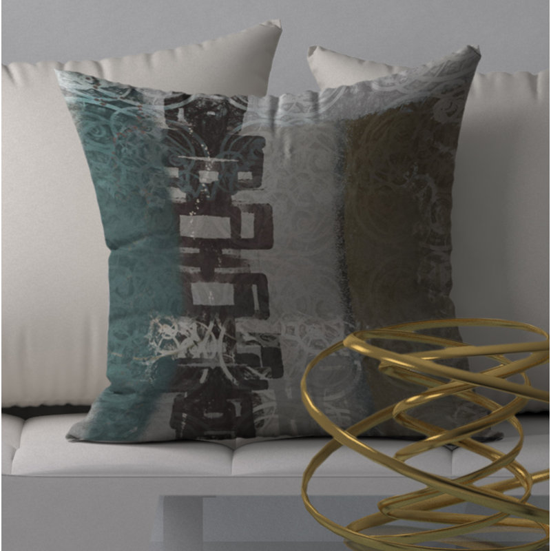 Housse de coussin carrée/insert, 24 po x 24 po