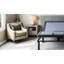 Base de lit simple TG réglable avec positionnement de la tête et des pieds, position mémoire programmable, télécommande sans fil, 850 lb, Blue Os2 pour XL, télécommande, couleur bleu-gris-804443759
