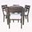 Exquisite Wood Outdoor Dining Set for Various Outdoor Spaces-654417055