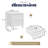 Tommy 18.9" W 2-Drawer Rubberwood Nightstand