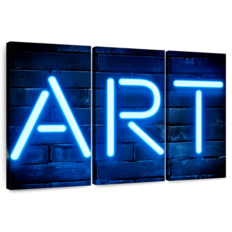 Tergel Blue Art, 20" H x 33" W