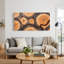 Art mural sur toile brun et gris-1248775001