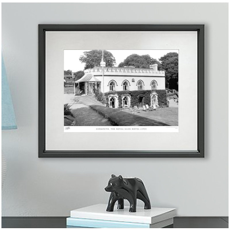Sidmouth, The Royal Glen Hotel C1955 by Francis Frith - Single Picture Frame Print, 45cm H x 60cm W x 2.3cm D