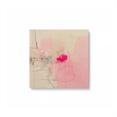 «Whispers Of Pink Sands V1 (Square) on Canvas» par Golden Glow Interiors