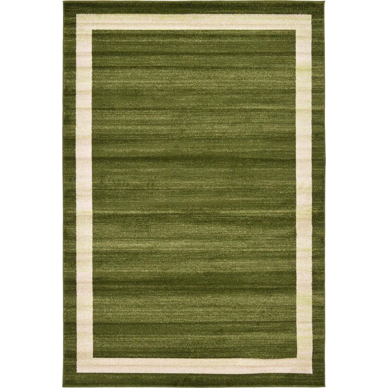 Songul Washable Indoor Rug, Rectangle 6'1" x 9'
