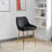 Grisette Upholstered Counter Stool with Metal Frame-87763282