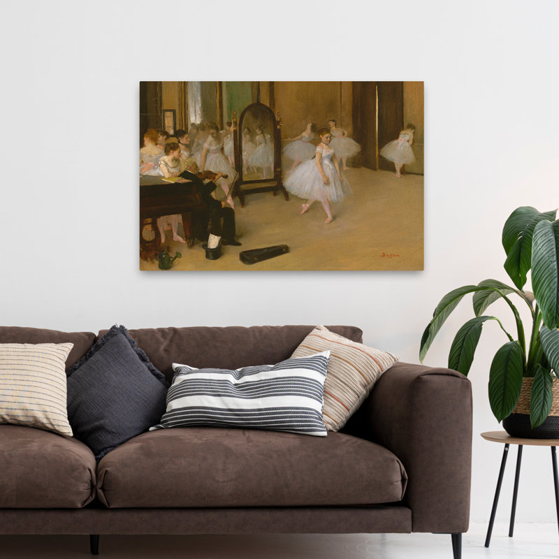 The Dancing Class - musée, danse figurative, réalisme post-impressionnisme, néoclassicisme, art, H 32 po x l 48 po