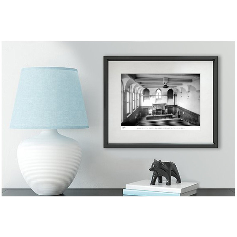 Manchester, Owens College, Chemistry Theatre 1895 by Francis Frith - Single Picture Frame Print, 28cm H x 36cm W x 2.3cm D