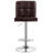 Swivel Upholstered Adjustable Height Counter Stool with Metal Frame-1115166551-1115289637