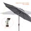 Parasol de marché rond 106,3 po Asyraf-645946042