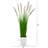 Faux Wheat Grass in Metal Planter-1922885110-1922885109
