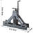 1-1/2" Tubing Rolling Bender Manual Square & Rectangular Tube Bender