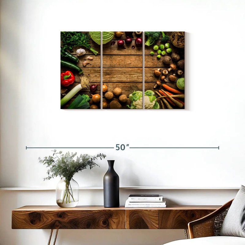 Yarlin Vegetable Feast, 20" H x 33" W