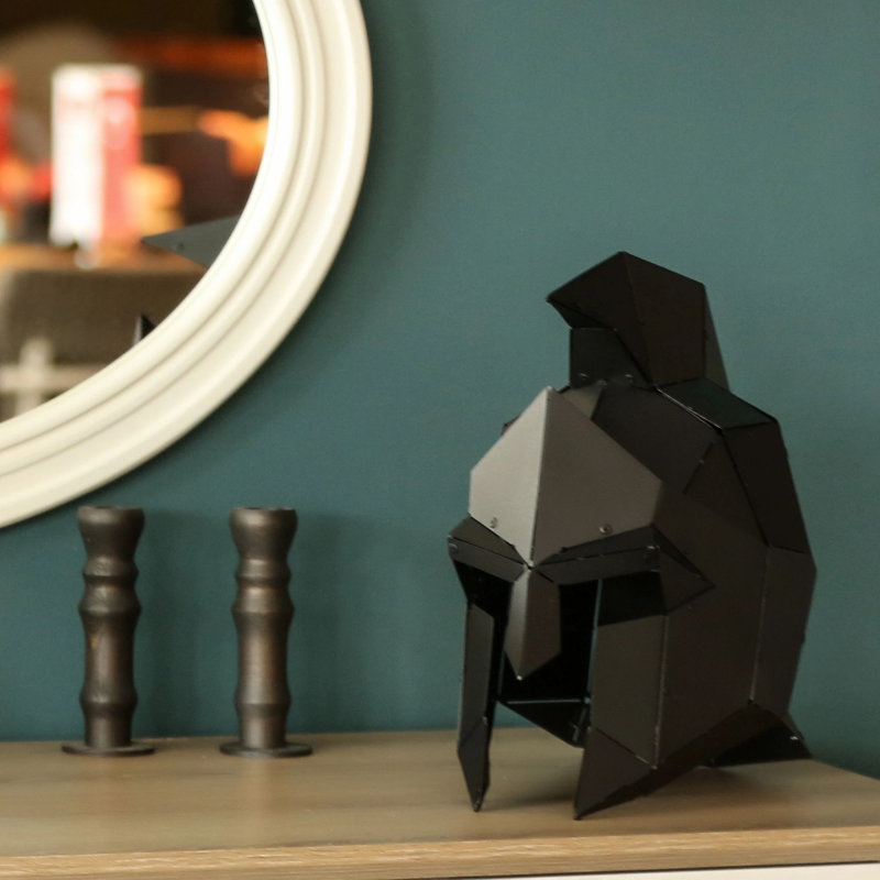 Sculpture en métal Antowan Spartan, Noir