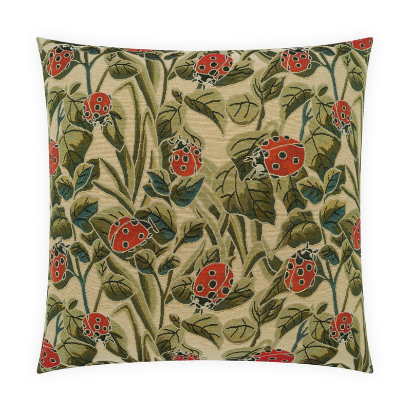 Elara Square Pillow Cover & Insert, 24"H x 24"W