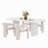 Modern Double Pedestal Dining Table Set-1152437816-1152437831