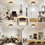 Plafonnier semi-encastré 4 lumières Modern Modern-102838525