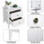 50 cm W Bedside Table