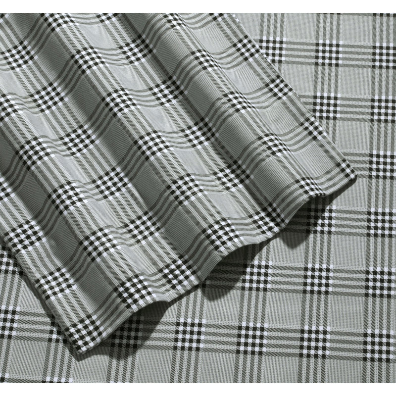 Savannah Plaid Twin Cotton Flannel Deep Pocket Sheet Set