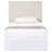 Asmitha Upholstered Twin Panel Headboard Sand-185293588