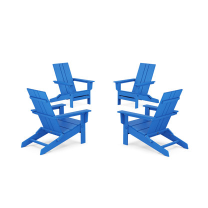 POLYWOOD by AllModern Plastic Folding Adirondack Chair