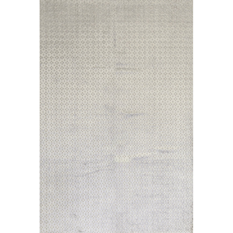 Geometric Area Rug in Gray, Rectangle 6'8" x 10'2"