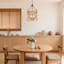 Luminaire suspendu Farmhouse avec cadre en bois vieilli, lustre rustique pour îlot de cuisine, salle à manger et éclairage de vestibule