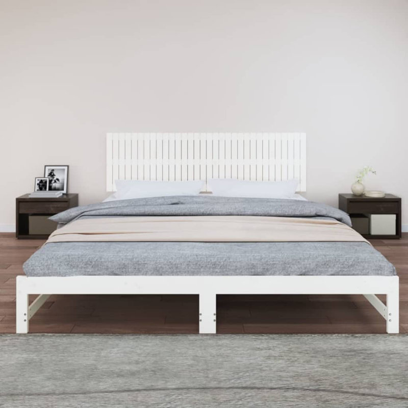 Solid Pine Wood Headboard, 70 x 200cm, 60cm H x 204cm W x 3cm D