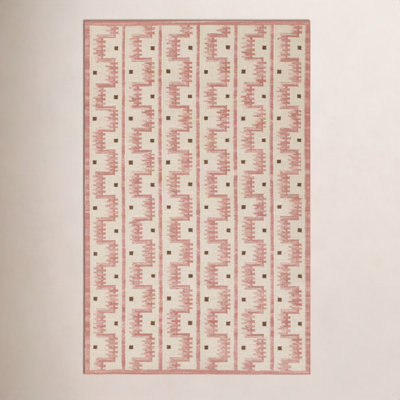 Freya Hand-Woven Geometric Wool Rug