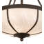3 - Light Semi Flush Mount