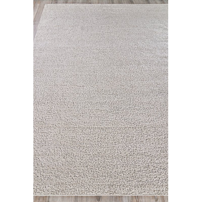 Morello Hand Made Area Rug in Ivory/Gray